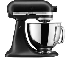 Virtuvinis kombainas KitchenAid Artisan 5KSM125, 4,8 l, Matinės juodos spalvos