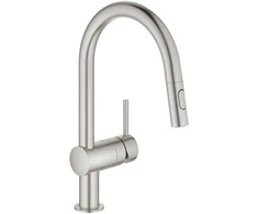 Virtuvinis maišytuvas su ištraukiama žarna Grohe MINTA 32321DC2, nerūdijančio plieno