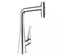 Virtuvinis maišytuvas su ištraukiama žarna Hansgrohe Metris Select M 73820000