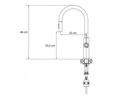 Quadron JENNIFER Q LINE SLIM 3623510_PVDG1, aukso