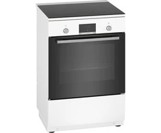 Bosch HLN39A020 Serie 4, Laisvai statoma indukcinė viryklė, balta 