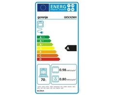 Gorenje GK5C42WH laisvai pastatoma viryklė dujinė, balta
