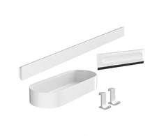 Vonios aksesuarų rinkinys Hansgrohe WallStoris, 27967700, baltas matinis