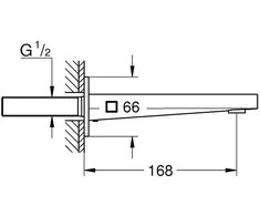 Vonios snapas GROHE Plus 13404003