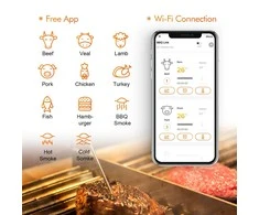 Wi-Fi skaitmeninis termometras INKBIRD IBBQ-4T
