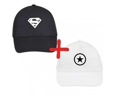 Kepurė 2 vnt. kepurių: Superman + Star