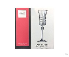 ARC Taurių šampanui rinkinys Eclat LADY DIAMOND 150 ml, 6 vnt.