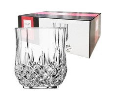 Cristal Darques Paris Žemų stiklinių rinkinys Eclat LONGCHAMP 320 ml, 6vnt.