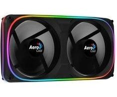 Aerocool Astro 24 Kompiuterio korpusui Ventiliatorius 12 cm Juoda