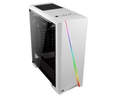 AEROCOOL AEROPGSCYLON-WH PC dėklas ATX be maitinimo šaltinio Aerocool CYLON RGB - USB3.0 Baltas