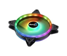 Aerocool Duo 14 Kompiuterio korpusui Ventiliatorius 14 cm Juoda