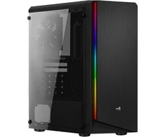 AEROCOOL AEROPGSRIFT-BK-RGB PC dėklas ATX Aerocool RIFT RGB USB 3.0 - 1x120mm Juodas FAN
