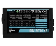 Aerocool VX PLUS 700 maitinimo blokas 700 W 20+4 pin ATX ATX Juoda