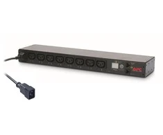 APC AP7921B maitinimo paskirstymo įrenginys 0U/1U Juoda 8 AC išvestis(ys / čių)