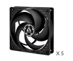 ARCTIC P12 Value Pack Kompiuterio korpusui Aušintuvas 12 cm Juoda
