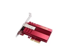 Asus | XG-C100F 10G PCIe tinklo adapteris; SFP+ prievadas, skirtas optinio pluošto perdavimui ir DAC kabeliui | 10/100/1000/10000 Mbit/s