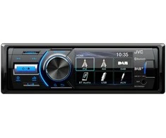 Automagnetola JVC KD-X561DBT automobilinis medijos imtuvas Juoda, Mėlyna 180 W Bluetooth