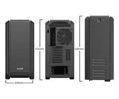 Korpusas Be Quiet! SILENT BASE 601 BG026 (ATX, Extended ATX, Mini ATX, Mini ITX, juodos spalvos)