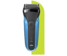 Barzdaskutė Braun Series 3 310BT Skustuvas Apkarpymo mašinėlė Juoda, Mėlyna