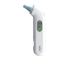 Braun Thermoscan 3 infraraudonųjų spindulių ausies termometras IRT3030 Atminties funkcija, Matavimo laikas 1 s, Baltas