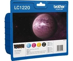 Brother LC-1220VALBP rašalo kasetė Originalus Juoda, Žydras, Rausvai raudona, Geltona 4 vnt