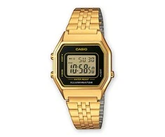 Casio LA680WEGA-1ER rankinis laikrodis Elektroninis Lizdinė Auksas