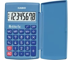 Mokyklinis skaičiuotuvas CASIO LC-401, 120 x 151.5 x 7.3 mm, mėlyna