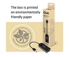 Club 3D CLUB3D cac-1420 usb A Eternetas Juoda