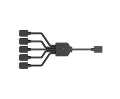 Cooler Master MFX-AWHN-1NNN5-R1 kompiuterio aušinimo komponentas Motininė plokštė RGB šakotuvo laidas Juoda