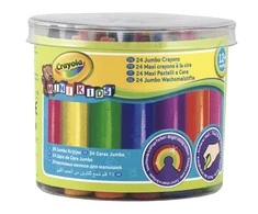 Crayola, Inc. Crayola Mini Kids - 24 dideli pieštukai, 24 vnt.