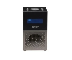 Denver CRD-510 radijo imtuvas Laikrodis Analoginis ir skaitmeninis Juoda, Metalinis