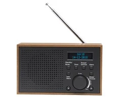 Denver DAB-46DARK Pilkas radijo imtuvas Internetas Analoginis ir skaitmeninis Juoda, Ruda