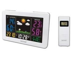 Denver WS-540WHITE skaitmeninė oro stotelė Balta AC-Baterija
