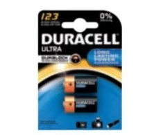 Duracell Ultra CR123 Ličio Elementas 3V 2vnt