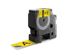 DYMO Rhino Vinilinė Juostelė 24mm x 5.5m / juodas ant geltonos (1805431)