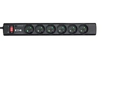Eaton PS6F viršįtampių ribotuvas 6 AC išvestis(ys / čių) 220 - 250 V Juoda, Balta 1 m