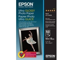 „Epson Ultra Glossy“ fotopopierius, 100 x 150 mm, 300g/m², 50 lapų