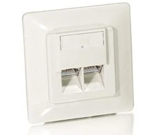 Equip 125721 šakutės lizdas RJ-45 Balta