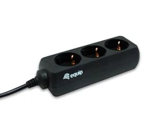 Equip 333280 elektros tinklo ilgintuvas 1,1 m 3 AC išvestis(ys / čių) Juoda