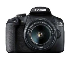 Canon | EOS | 2000D 18-55 IS II EU26 | SLR Camera Kit | Megapixel 24.1 MP | Image stabilizer | ISO sensitivity (max) 12800 | Ekranas diagonal 3.0 " | Wi-Fi | Video recording | APS-C | Juodas