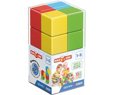 Trefl Geomag MagiCube Žalias Line neodimio magnetinis žaislas 8 vnt Multi spalvos