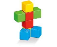 Trefl Geomag MagiCube Žalias Line neodimio magnetinis žaislas 8 vnt Multi spalvos