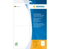 HERMA 4434 ženklinimo etiketė Balta