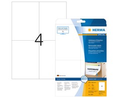 HERMA 5082 lipni etiketė Balta Stačiakampis Keičiama 100 vnt