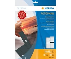 Nuotraukų rėmelis HERMA 7785 įmautė dokumentams 100 x 150 mm Polipropilenas (PP) 10 vnt