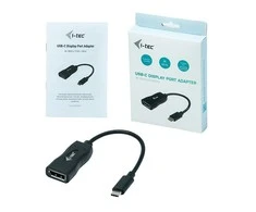 I-tec C31DP60HZP vaizdo kabelio adapteris 0,15 m USB-C 3.1 DisplayPort Juoda