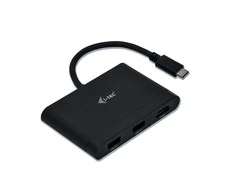 I-TEC USB-C HDMI ir USB adapteriai su maitinimo tiekimu, 1xHDMI 4K, 2xUSB 3.0 prievadas, 1xUSB-C maitinimo tiekimas / duomenų prievadas suderinamas su