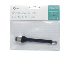 I-tec C31FLATVGA60HZ vaizdo kabelio adapteris 0,11 m C tipo USB VGA (D-Sub) Juoda
