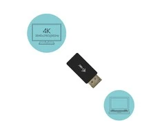 I-tec DP2HDMI4K60HZ kabelių sąsaja / invertavimo adapteris DisplayPort HDMI Juoda