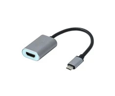I-tec Metal C31METALHDMI60HZ vaizdo kabelio adapteris 0,15 m C tipo USB HDMI Pilka, Turkis